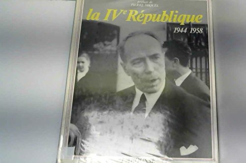 LA IV REPUBLIQUE 1944/1958