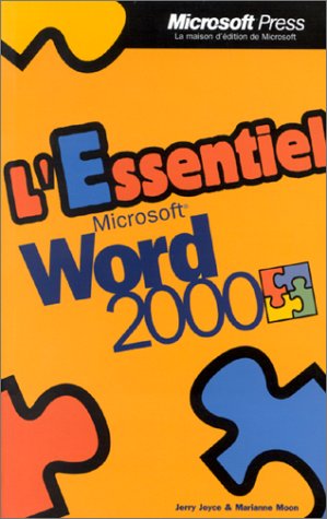 WORD 2000 (L'ESSENTIEL MICROSOFT)